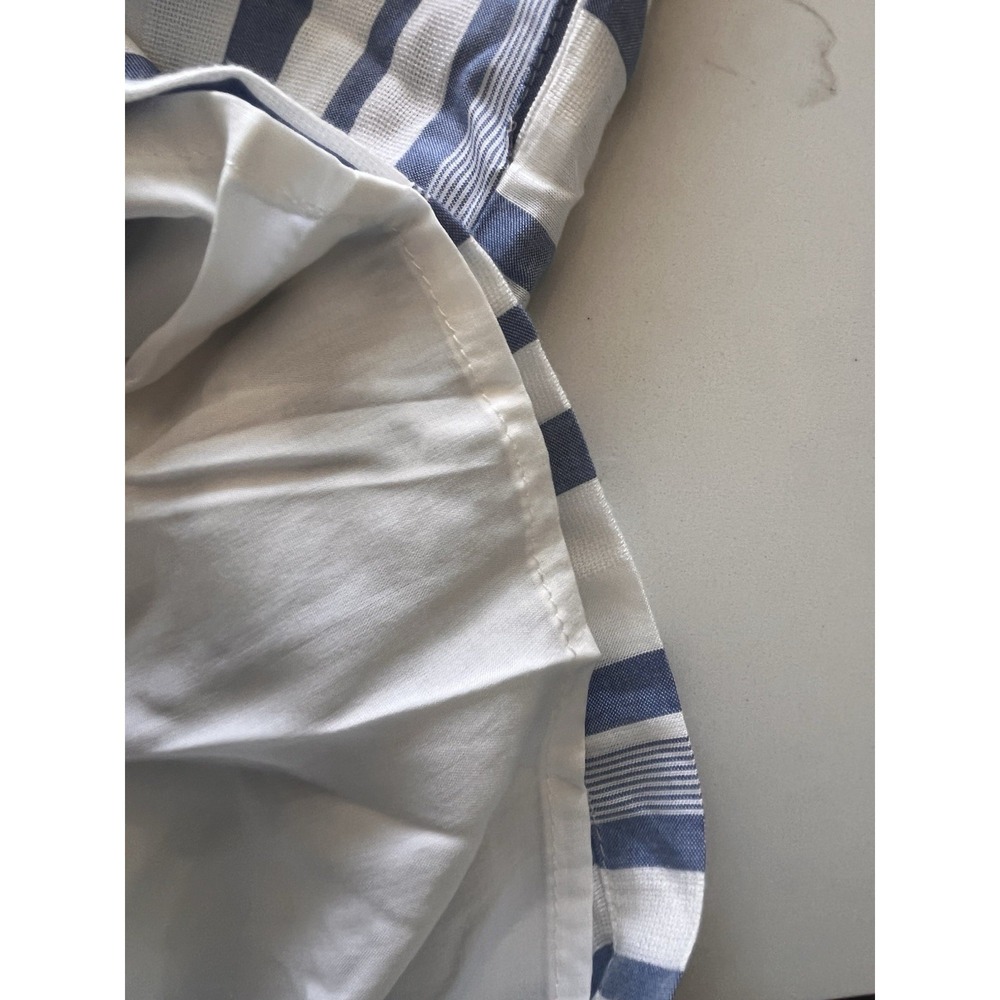 Anthropologie Lost and Wander Blue White Stripes Pants NWT $80 - Picture 6 of 8